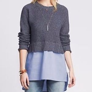 BR long sleeve cropped sweater shirt combo xs